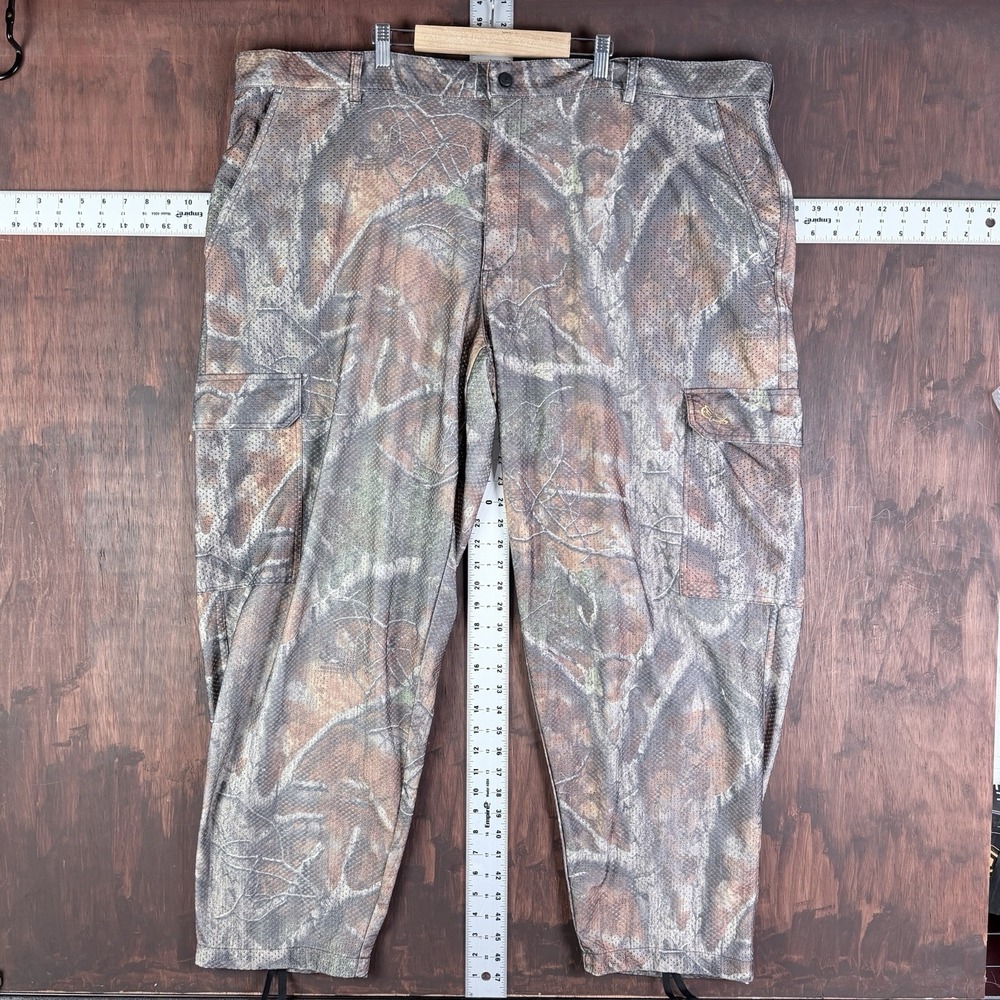 Mothwing Camo‎ Tech. Camouflage Mesh Green Brown Hunting Cargo Pants Mens 3XL